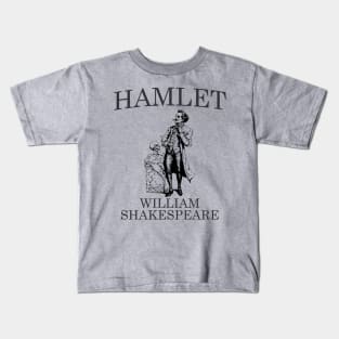 Shakespeare bookish literature poet Kids T-Shirt